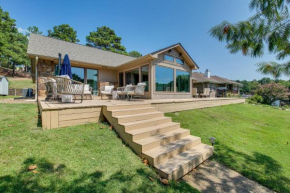 Peaceful Hot Springs Home Deck with Water Views!